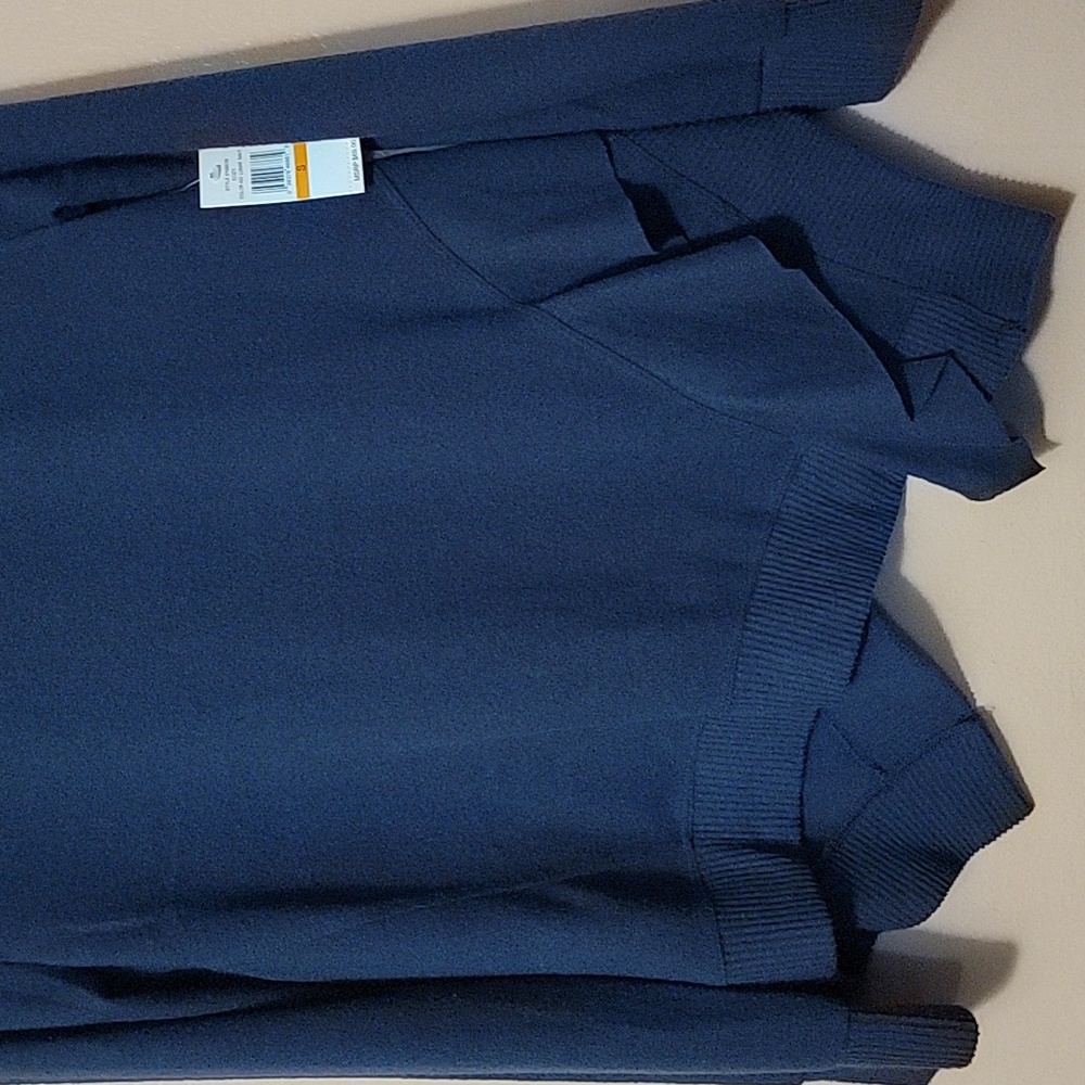 1. STATE Lunar Navy Asymmestrical Hem Sweater NWT SIZE SMALL - Picture 4 of 7